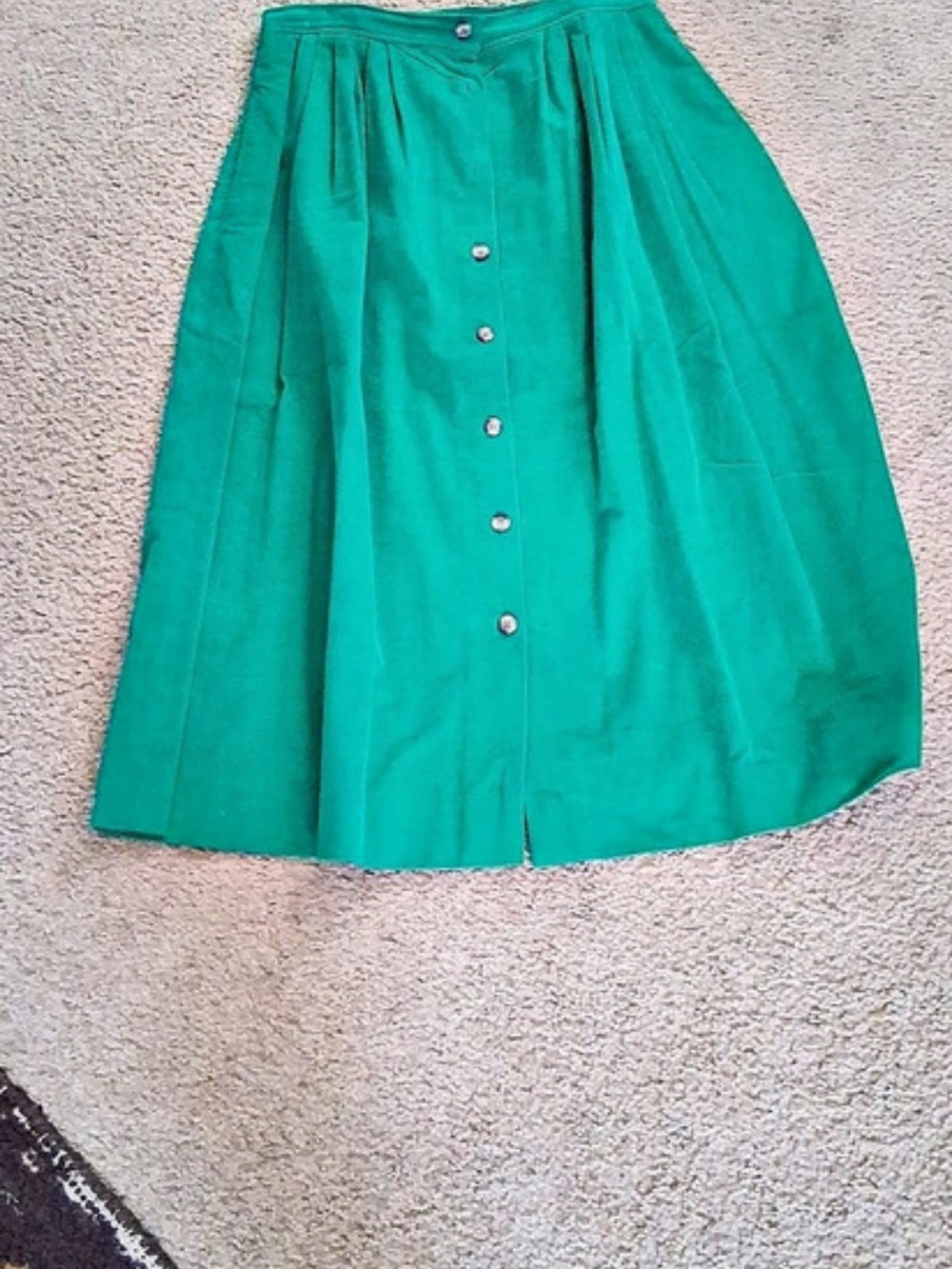 Vintage Corduroy Midi Skirt